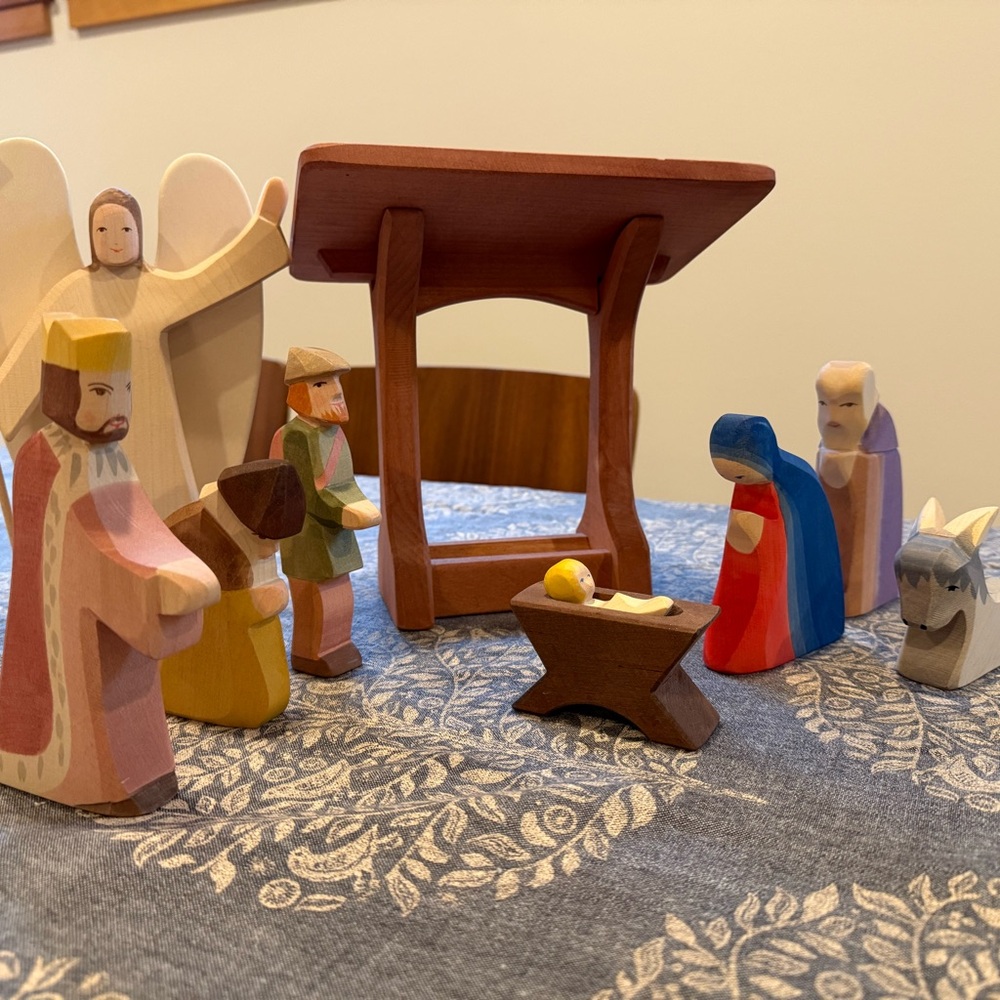 Ostheimer Wooden Nativity Set
